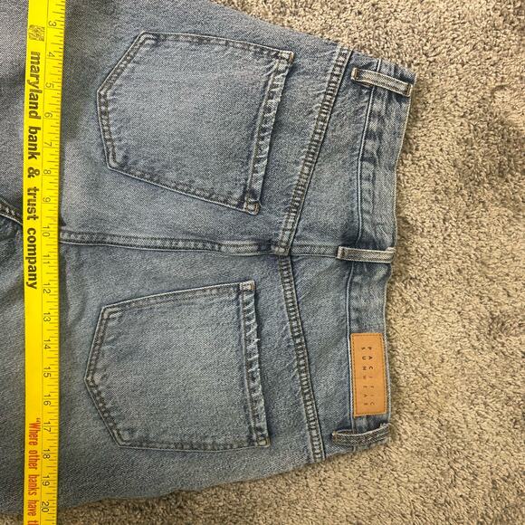 Pac Sun Jeans Women's Size 28 Dad Jean Inseam 29 distressed Button Fly - Picture 7 of 7